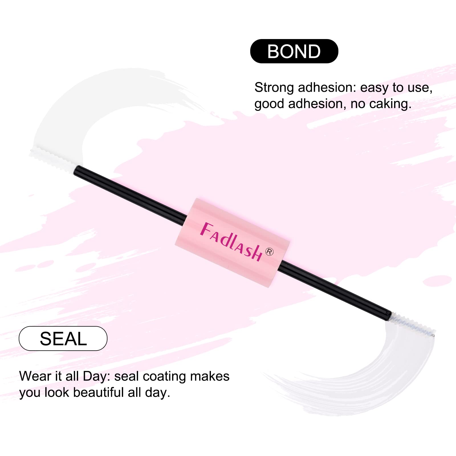 FADLASH waterproof lash glue provides durable wear for active days.