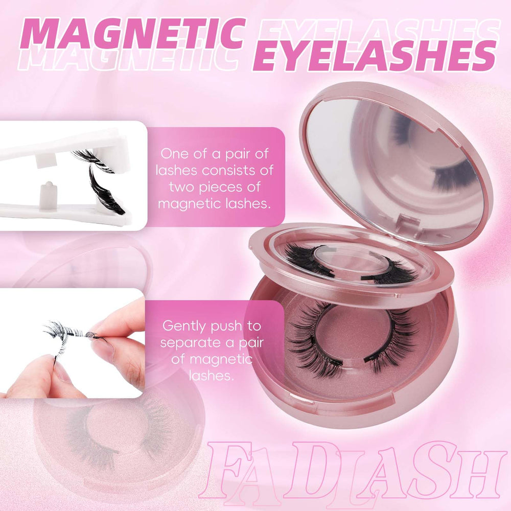 FADLASH waterproof and sweatproof lashes stay secure.
