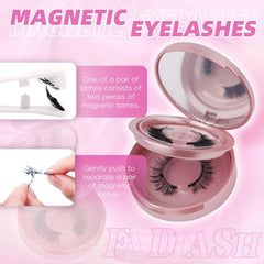 FADLASH waterproof and sweatproof lashes stay secure.