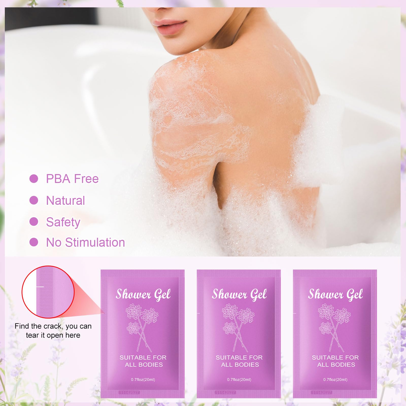 fafortune verbena-scent body wash with skin-friendly ingredients