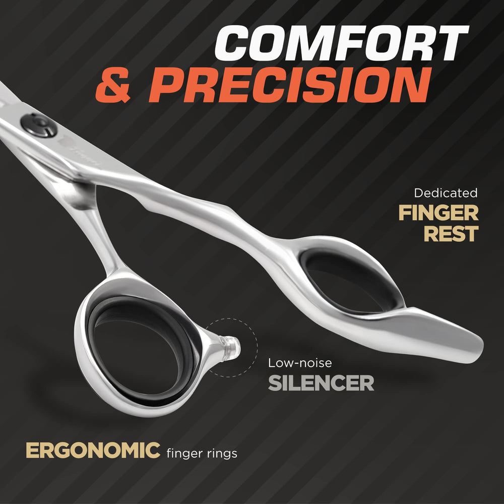 Fagaci thinning shears 6 inch accessories kit with sheath and care tools