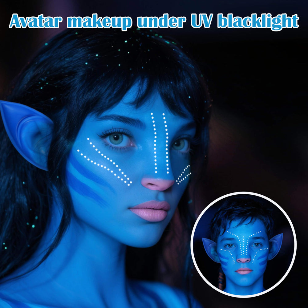 Faglowmify blue elf ears provide comfortable, immersive Na’vi silhouette.