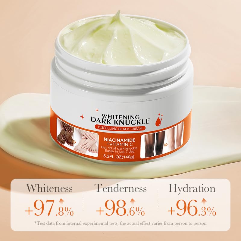 Faglowmify elbow and knee application close-up for smoother skin.