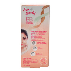 Fair & Lovely BB Cream shows matte finish on skin.