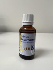 FAIR & WHITE Original Serum being applied to the face in skincare routine