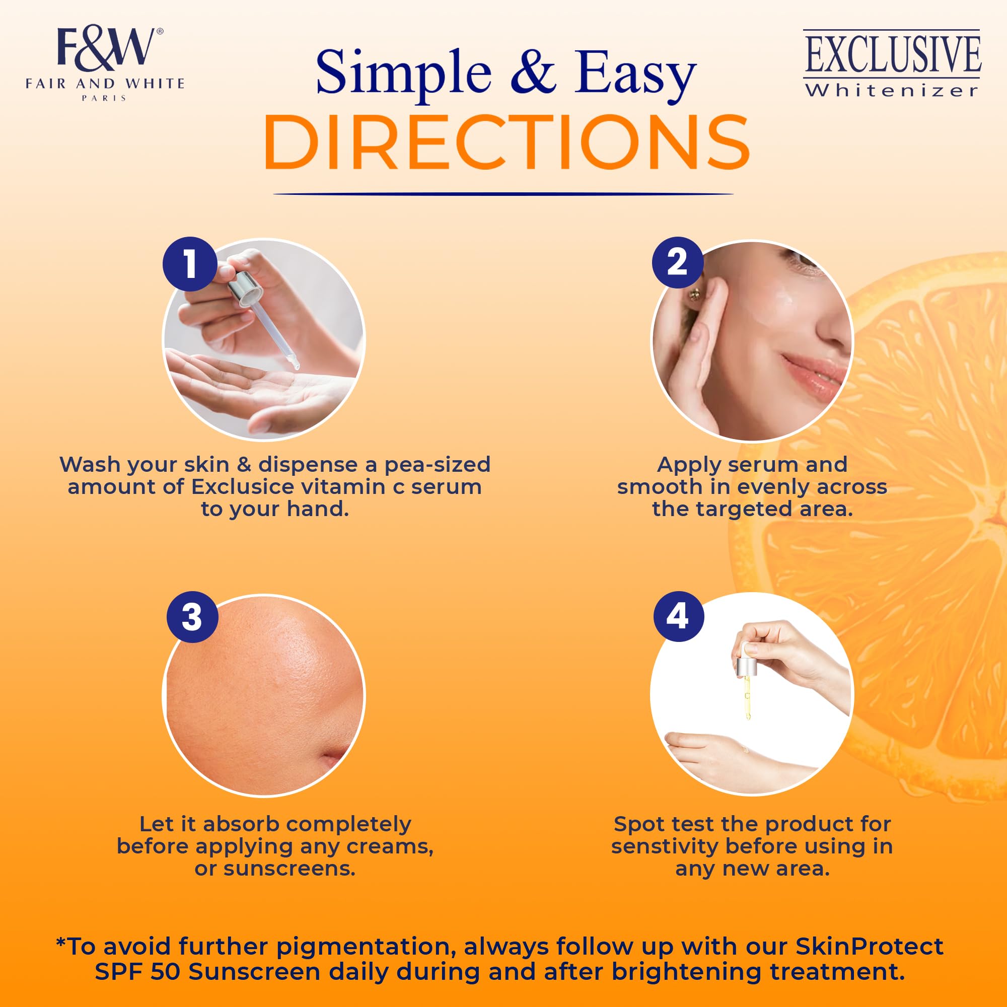 Application scene showing how to use the serum on skin