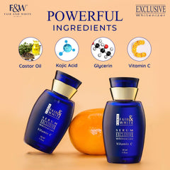 Drop of Vitamin C Serum pouring showing easy application