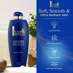 FAIR & WHITE Lait Corps Exclusive night-use ritual for nighttime care