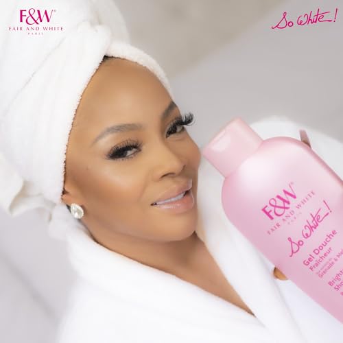Morning shower routine with FAIR & WHITE So White for a refreshing start.