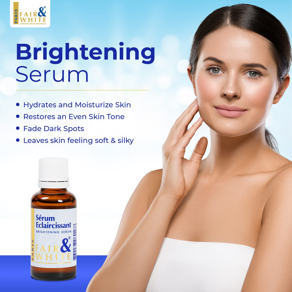 FAIR & WHITE Original Brightening Serum close-up texture on skin after application