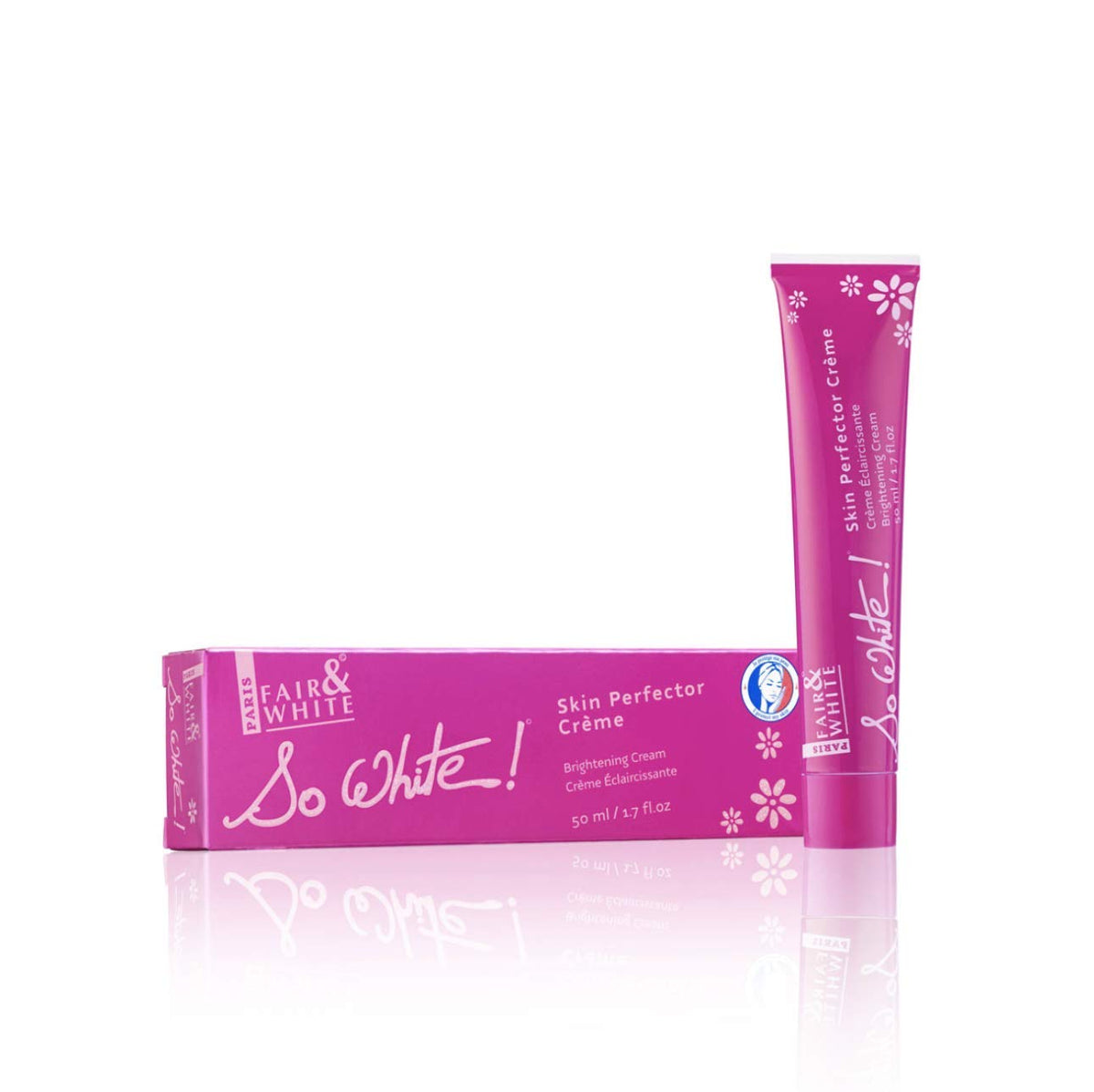 Fair White So White Perfector Cream bottle for daily brightening.