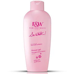 FAIR & WHITE So White refreshing body wash bottle for daily hydrating cleanse.