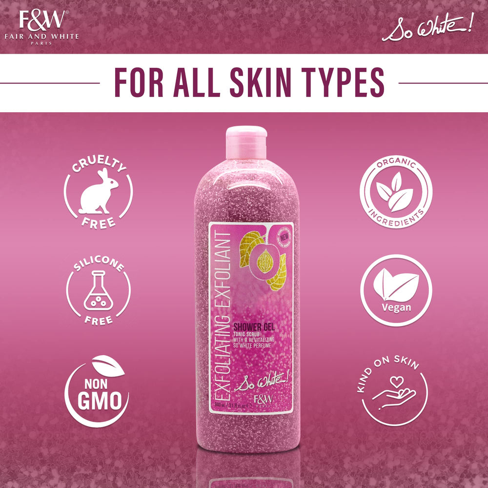 FAIR & WHITE So White SPF 50 pairing protects skin daily.