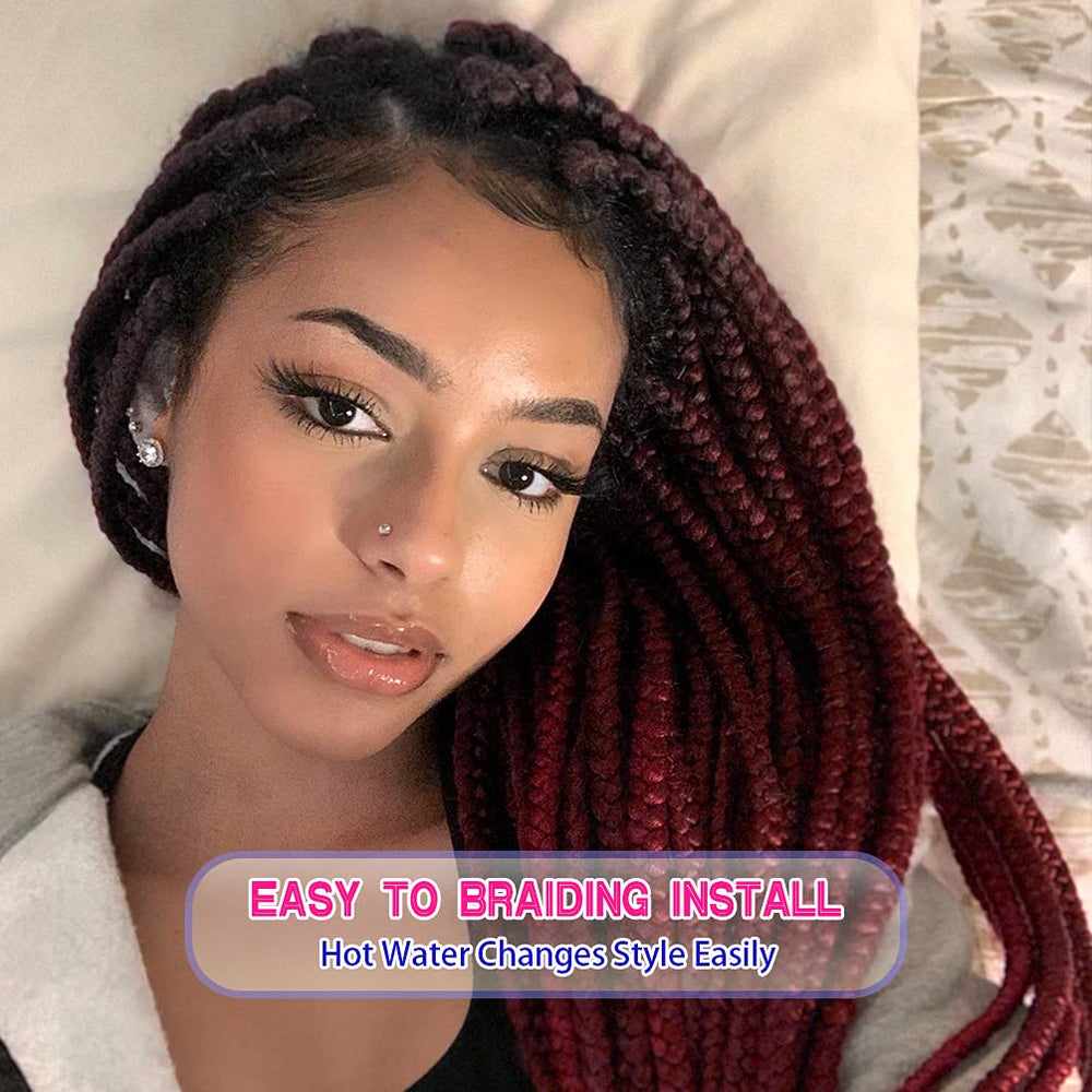 Fairise prestretched braiding hair showing soft texture and smooth finish