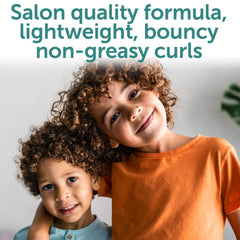 Fairy Tales Curly-Q curls defined with lightweight spray on curls.