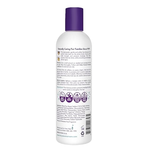 Fairy Tales Daily Cleanse bottle on sink illustrating an easy daily routine
