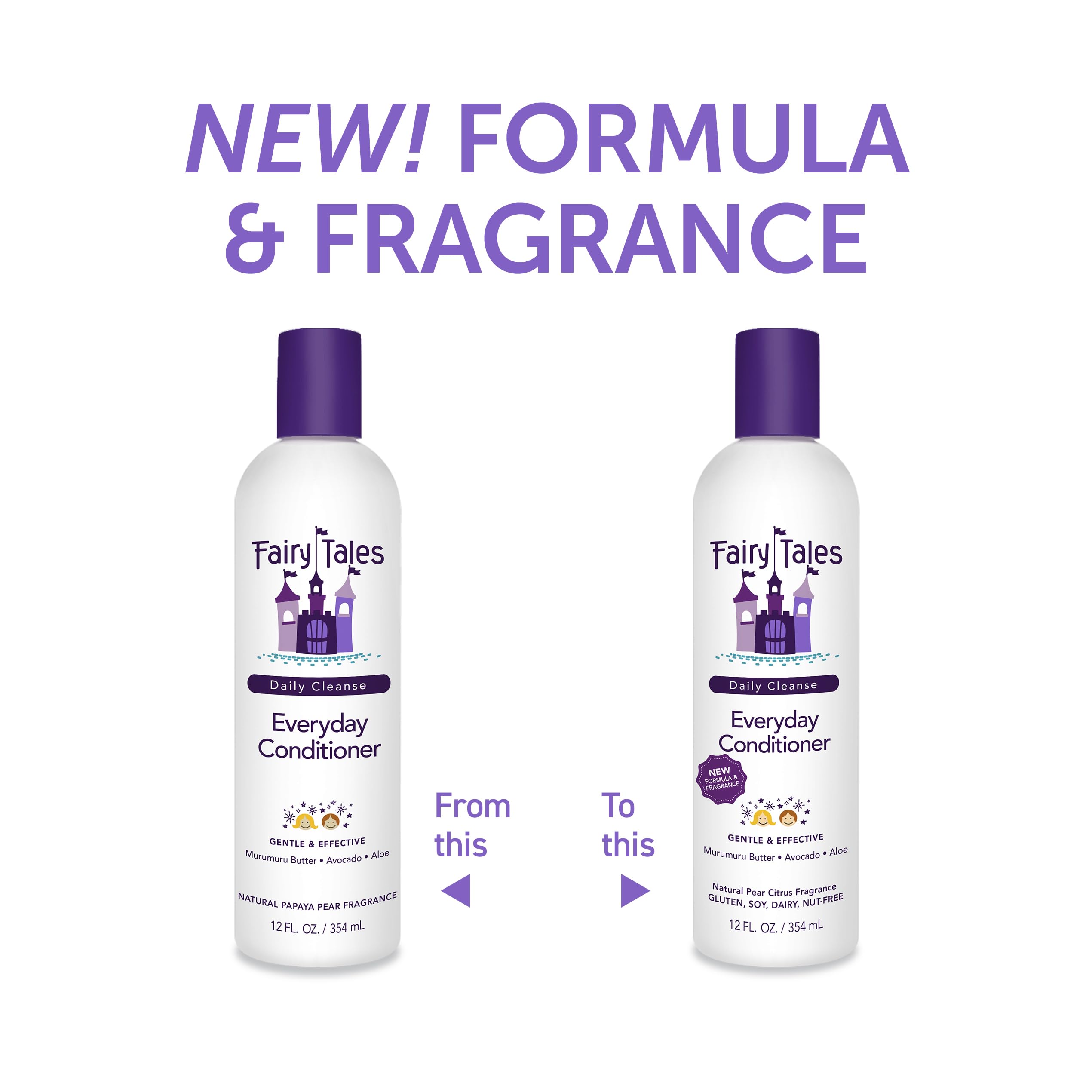 Fairy Tales Daily Cleanse bottle cap open highlights easy access for kids during bath time.