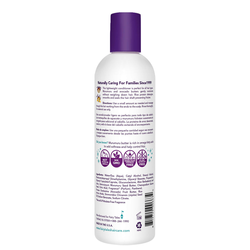 Fairy Tales Daily Cleanse ingredients quinoa communicates protein strength and detangling benefits.