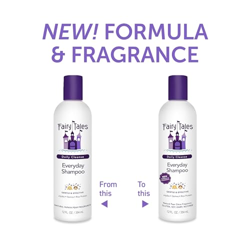 Fairy Tales Daily Cleanse close-up highlighting naturally derived ingredients for soft hair