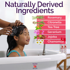 Fairy Tales Rosemary Repel conditioning spray bottle showing easy styling and scalp refreshment.
