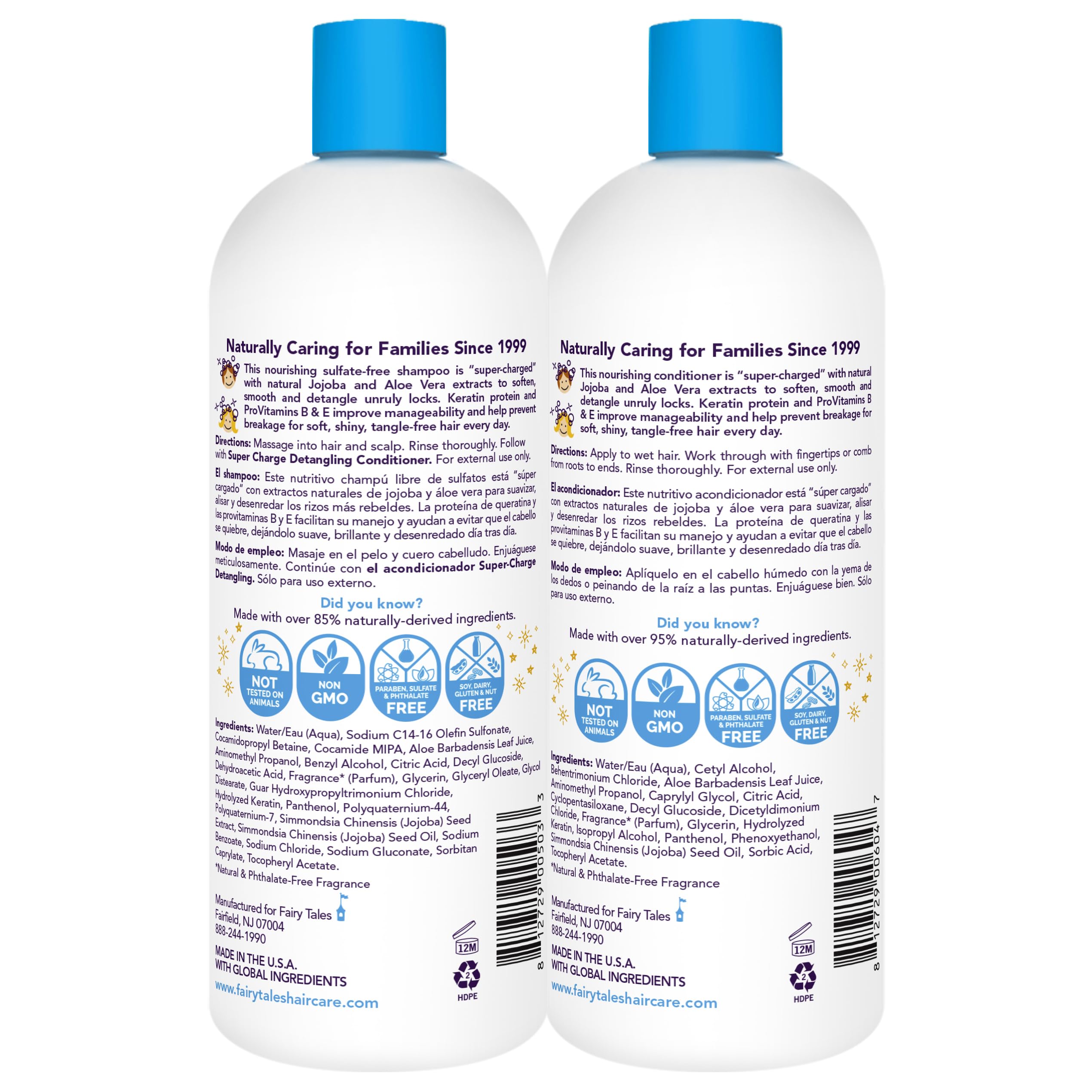 Fairy Tales Tangle Tamer conditioner bottle providing deep moisture and smooth knots