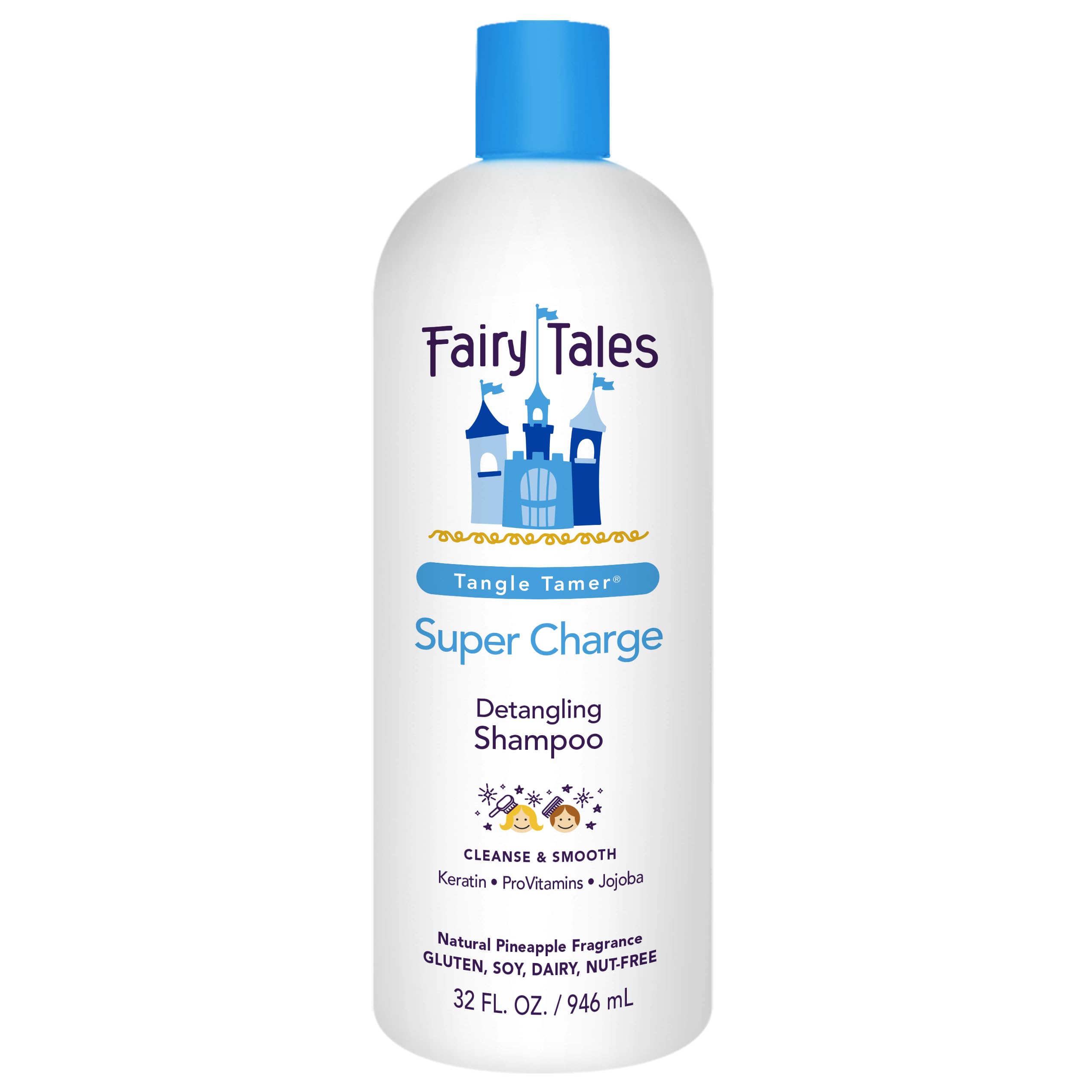 Fairy Tales Tangle Tamer bottle ready for gentle detangling and smooth hair