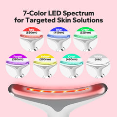 FairyFace massager left side view highlighting ergonomic curve for easy handling.