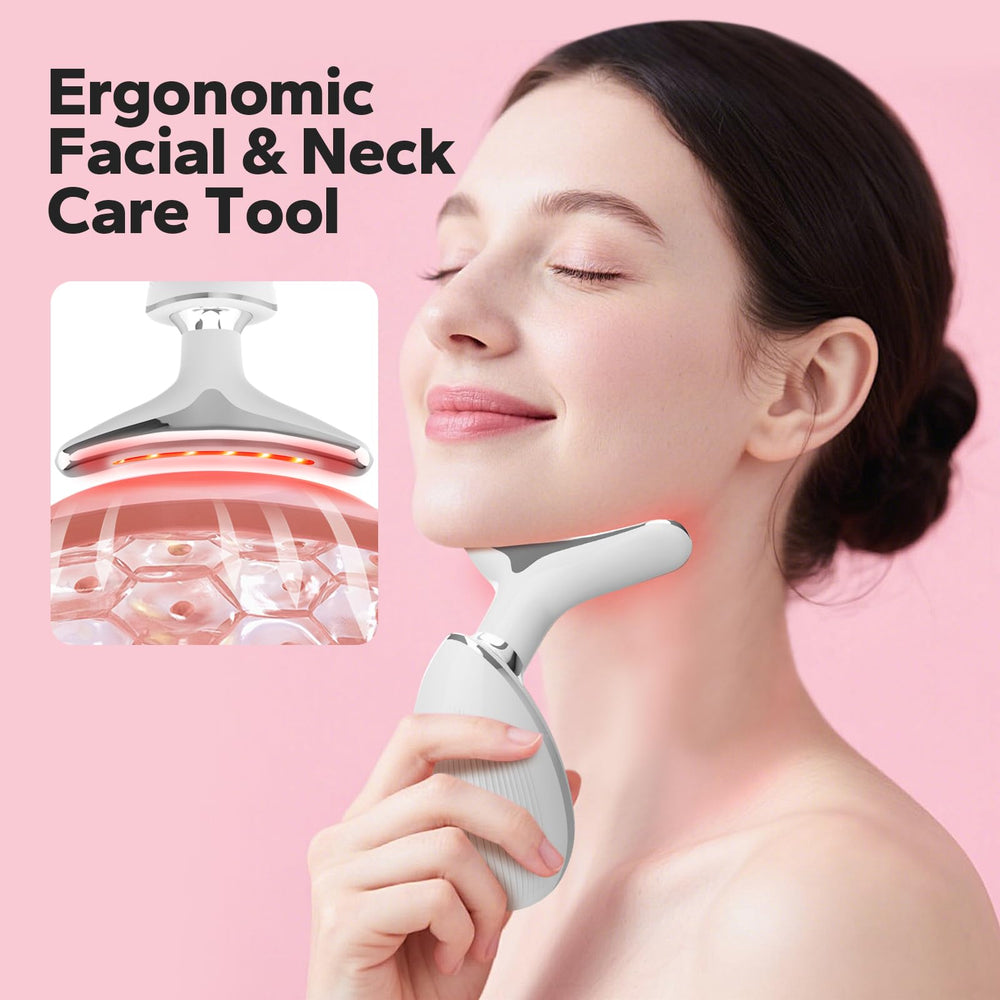 FairyFace massager right side view emphasizing compact, handheld ergonomics for precise massage.