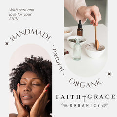 Faith and Grace Organics Wild Yam Cream ingredients showcase organic botanicals.