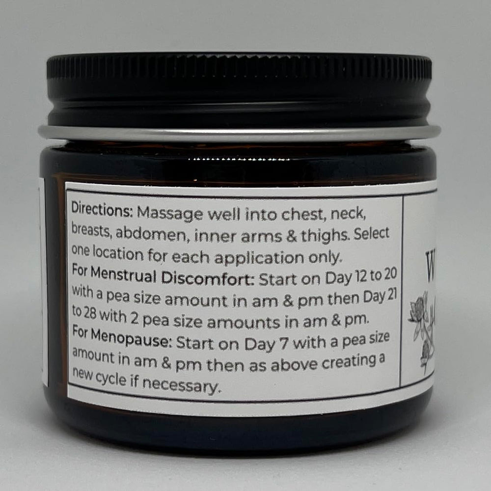 Faith and Grace Organics Wild Yam Cream on skin offers soothing hydration.