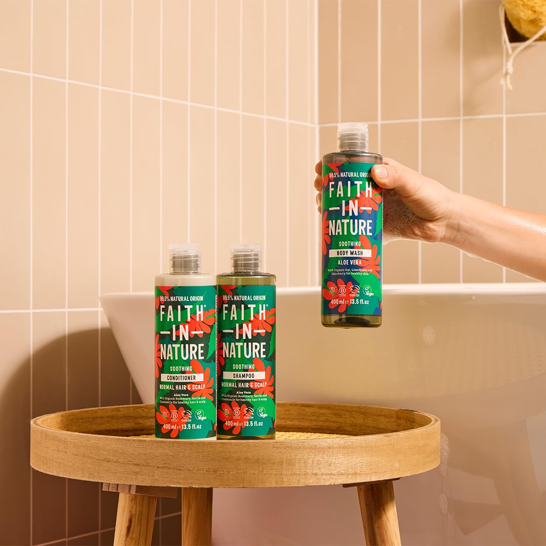 Faith In Nature Aloe Vera Body Wash hydration supports soft, comfortable skin