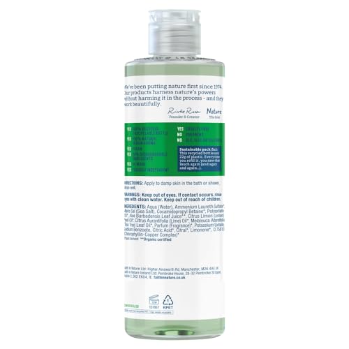 Faith In Nature Aloe Vera Body Wash lather provides soothing comfort and hydrating feel