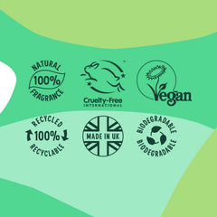 Faith in Nature fragrance-free label closeup highlighting natural formulation and hypoallergenic approach