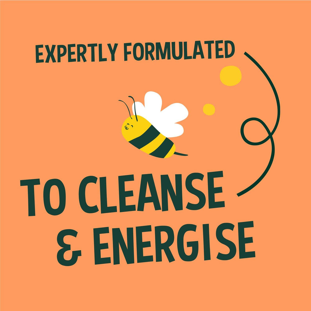 Faith In Nature grapefruit orange body wash label highlights natural ingredients