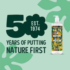 Faith in Nature natural conditioner pour bottle for easy dispensing