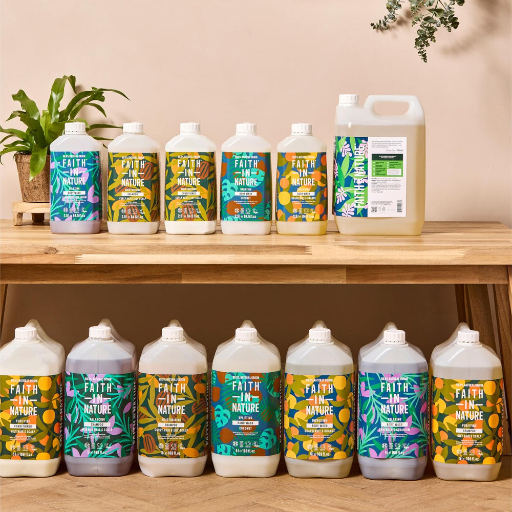 Faith in Nature refill pack for long-lasting 169-ounce supply