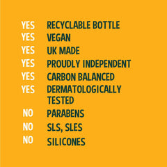 Refill pack front showing eco-friendly packaging reduces plastic