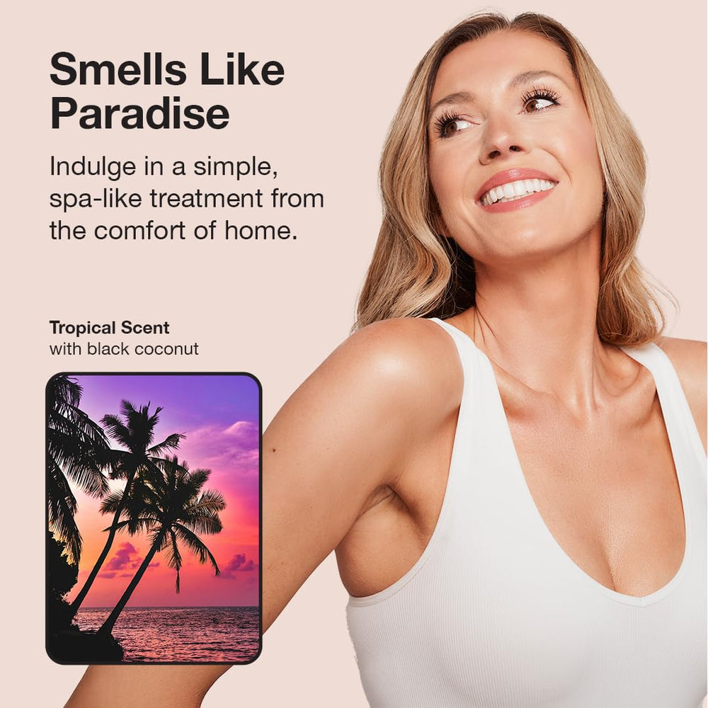 Fake Bake 2-bottle pack emphasizes value and convenience for home tanning.