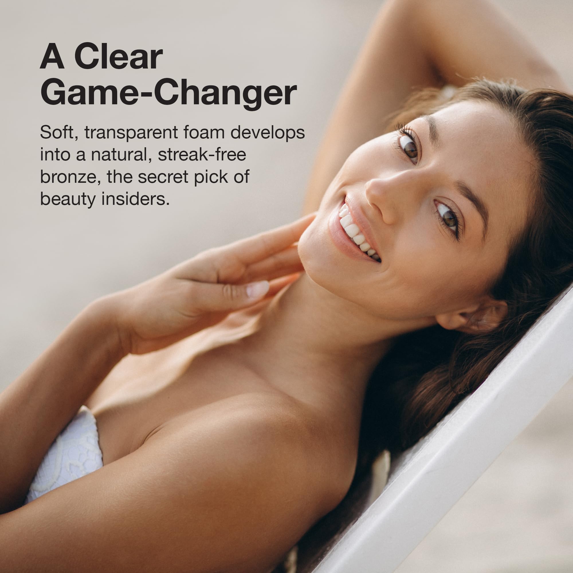 Fake Bake foam tanning water suitable for night-time bronzing.