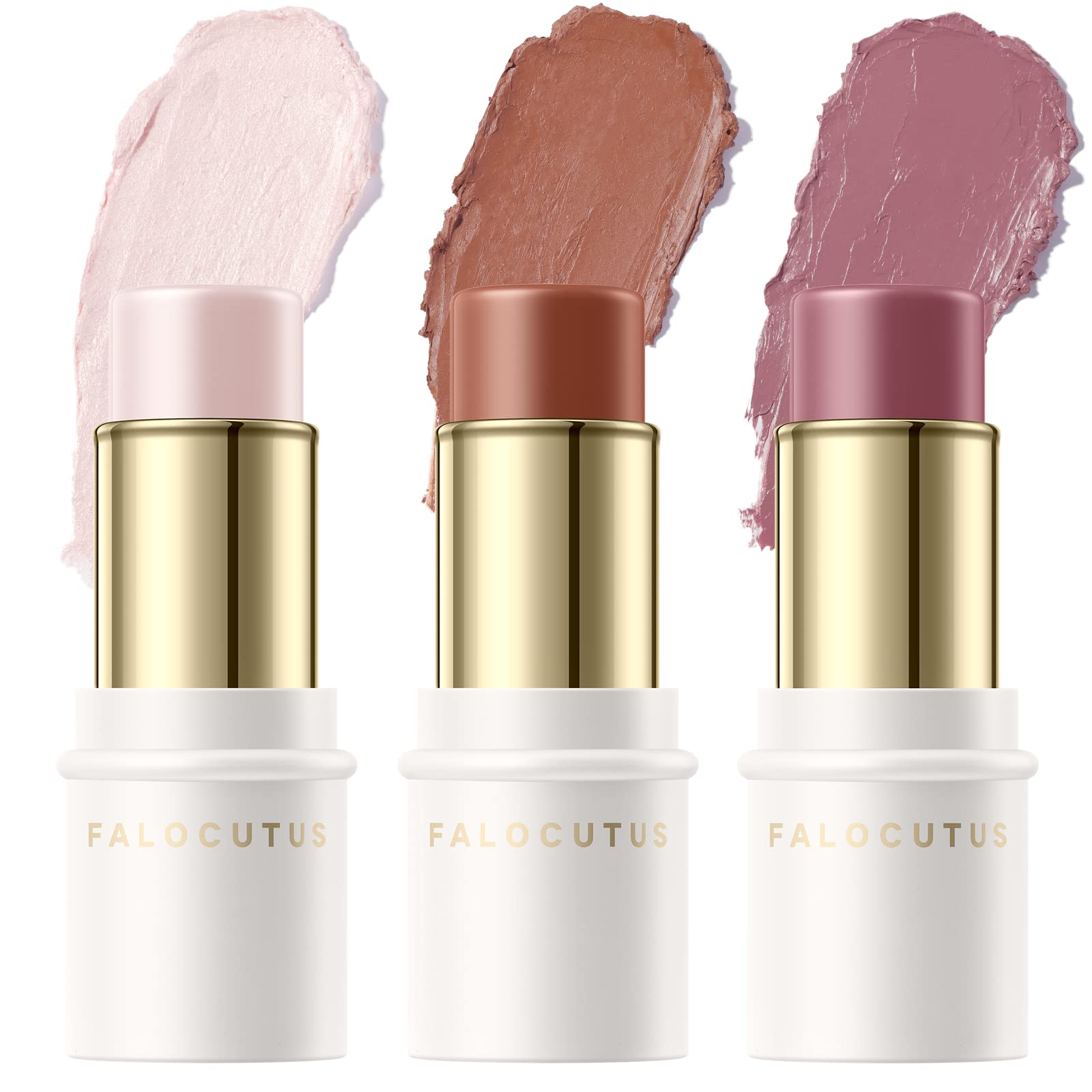 Falocutus 3-Pcs Contour Set packaging showing portable design for on-the-go makeup