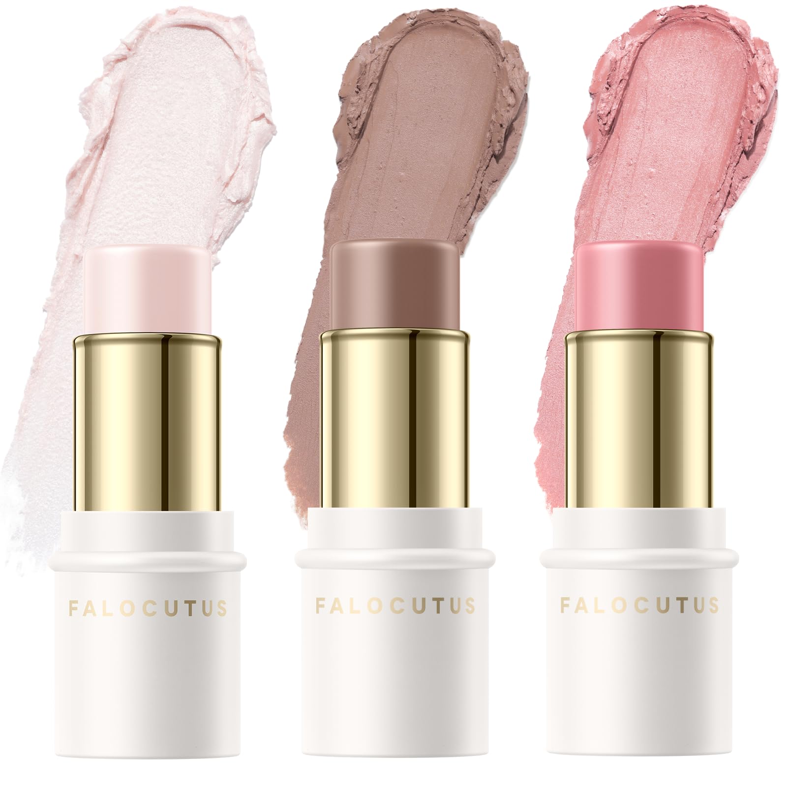 Falocutus Fair-Cool contour stick set packaging showing compact travel-friendly design for on-the-go touch-ups