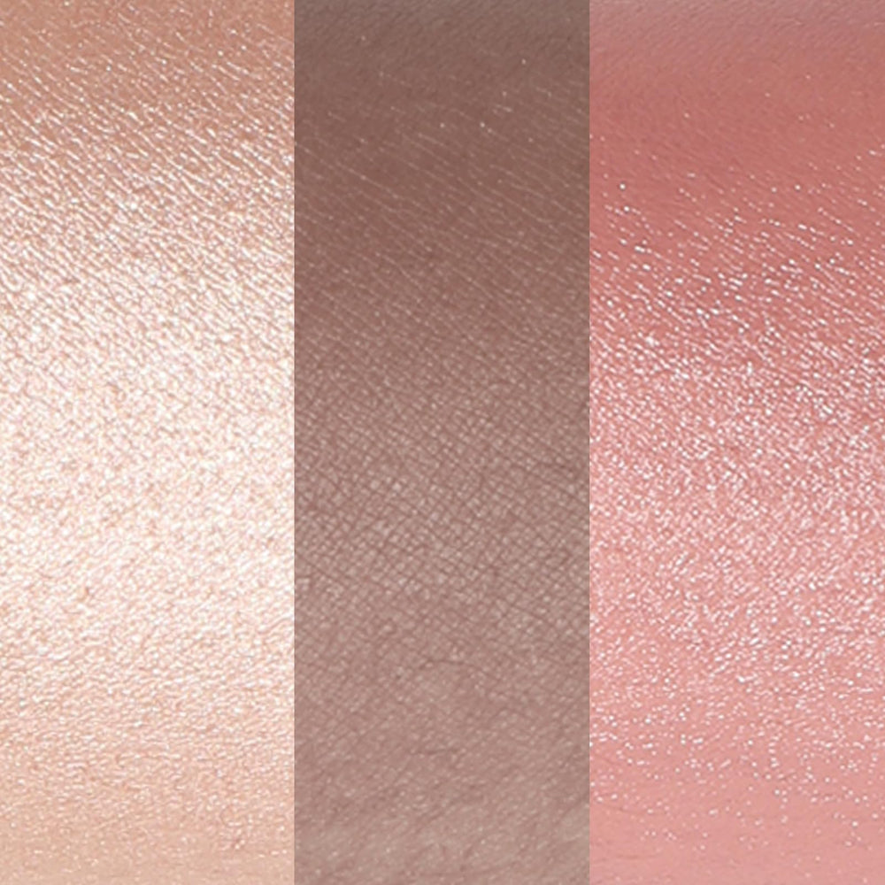 Falocutus daily makeup routine with compact trio for natural contour