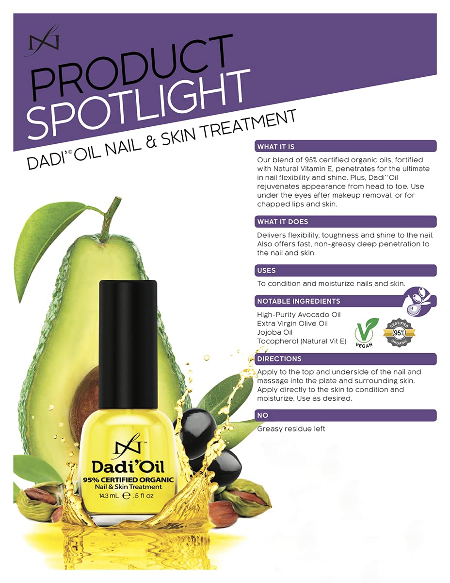 Famous Names Dadi nail oil for flexibility and shine without greasiness.