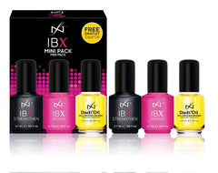Famous Names IBX Strengthen bottle with a focus on nail resilience.