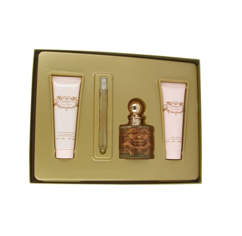 Fancy gift set with four Eau de Parfum sprays for women, ideal for gifting and fragrance discovery