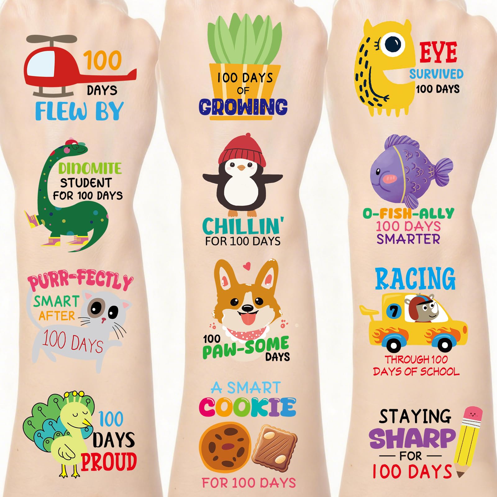 Fancy Land 100 Days Tattoos classroom reward ideas inspire participation.