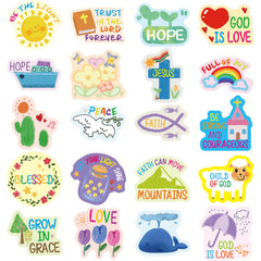 Fancy Land scripture-cross designs provide Bible-themed tats for classroom activities