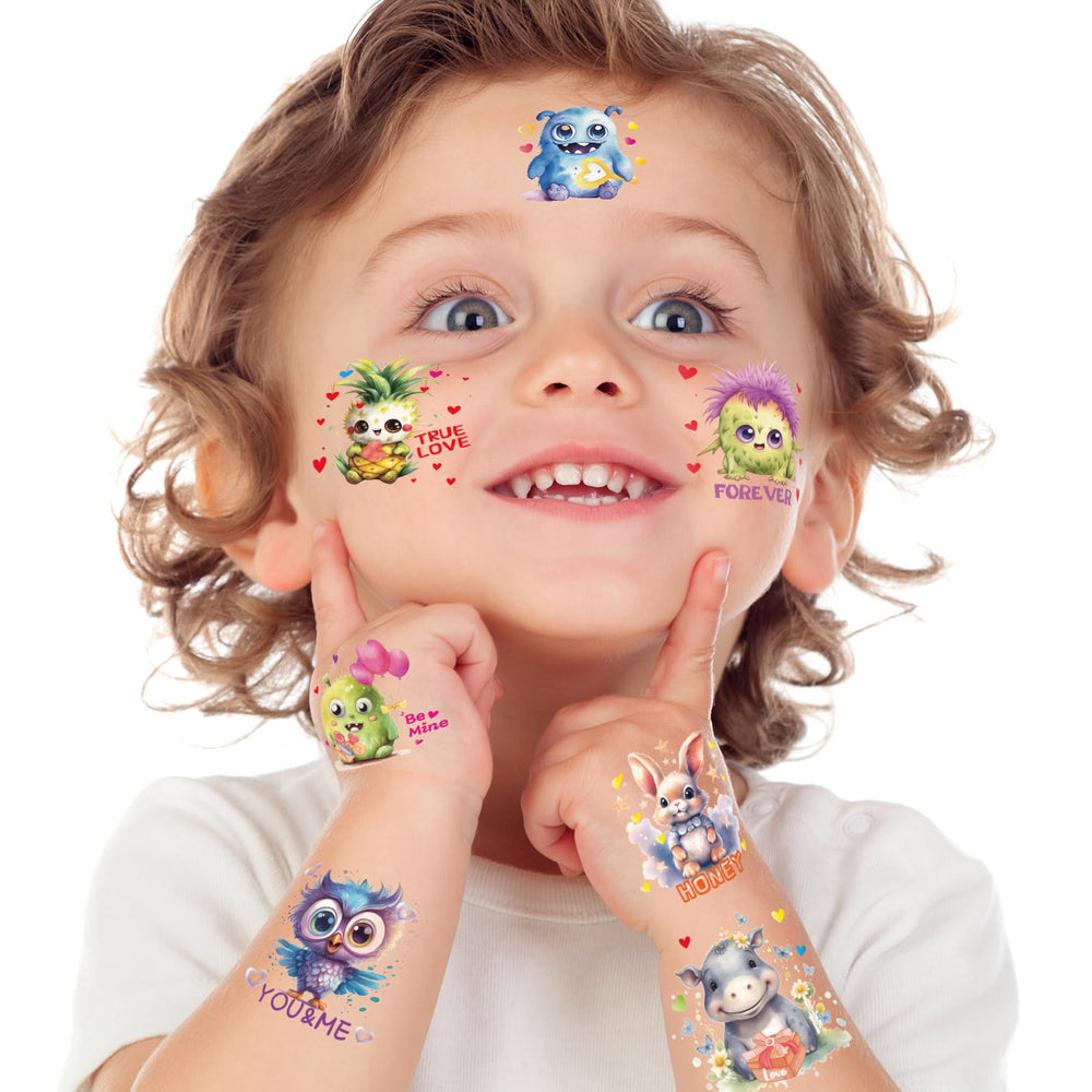 Fancy Land Valentine tattoos designed for classroom activities and rewards