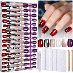 Fandamei cat eye nails collection in six colors showcases versatile salon-inspired styles