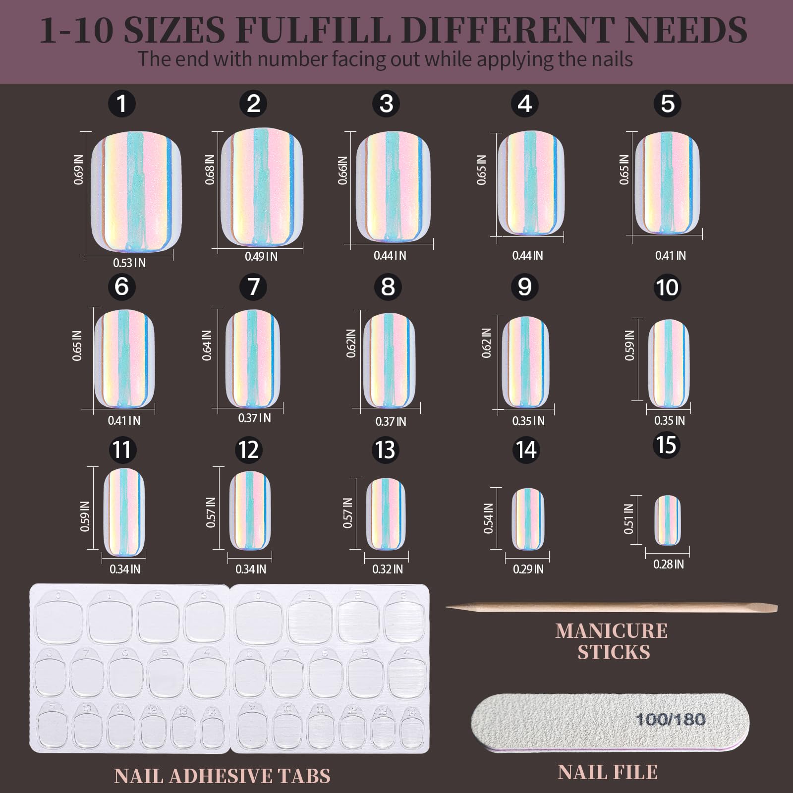 Fandamei clip-on box storage to keep nails organized on the go